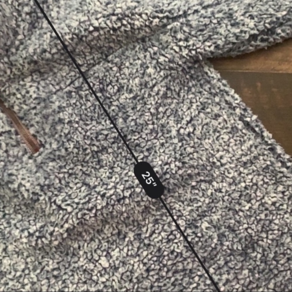 True Grit vintage blue Sherpa pullover jacket - Picture 4 of 4